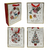 XMAS GIFT BAG GOLD STAMPING MED 18X23.5X8CM 4ASST DESIGNS 1PC