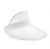 Perspex Visor White Rim - Frosted White