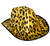 Cowboy Hat with Pattern (Cheetah)