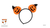 Pumpkin with witch hat headband 