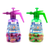 Water Balloon & Pump Bottle Set 150pcs With 1.5L Bottle - 18.5cm x 12cm x 28cm Purple & Green Bottle