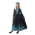 GIRLS BLUE FLAME SKELETON QUEEN  DRESS HEADPIECE