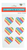 Rainbow Diamonte Stickers (Heart)