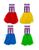 School Carnival Series-  Pom Poms(Assorted Colours)