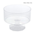 Large Round Clear Acrylic Plastic Serving Bowl W/ Stand