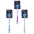 Toy Wand Battery Operated Star Pink, Blue, Silver 54.5cm x 14cm x 3cm 3 x AAA Batteries (Not Included)