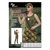 WOMENS CAMOUFLAGE ARMY COSTUME INCLUDING HAT, TANK TOP, PANTS