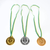 Winner Medals With Ribbon 3pk