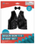 Children Sequin Bow Tie & Vest Set (Black)