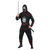 MAN NINJA COSTUME-INCLUDING JUMPSUIT W/HOOD, MASK, BELT, PANTS, 2A SIZES LRG & XLG