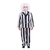 BEETLEJIUCE COSTUME-INCLUDING JACKET, TIE, TROUSERS, 2A SIZES LRG & XLG