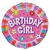 B/DAY GIRL 18" FOIL BLN PKG
