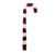 Tinsel Jumbo Candy Cane 125cm