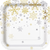 SNOWFLAKE G&S FOIL 8x7"SQ PLAT