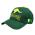 Aussie Cap Green Gold Printed