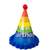 Pom Pom Hat Happy Birthday - Rainbow