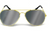 Party Glasses Aviator  (Mirror Gold)
