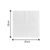 White Napkins 25*25cm