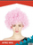 Afro Wig (H189) Light Pink