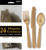 GOLD 24 ASSTD CUTLERY