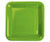 FS Square Banquet Plate 10" Lime Green 20pk