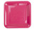 FS Square Banquet Plate 10" Magenta 20pk