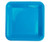 FS Square Banquet Plate 10" E/Blue 20pk