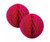 FS Honeycomb Ball Magenta 15cm 2pk