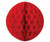 FS Honeycomb Ball Apple Red 35cm 1pk
