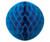 FS Honeycomb Ball True Blue 25cm 1pk