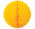 FS Honeycomb Ball Yellow 35cm 1pk