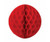 FS Honeycomb Ball Apple Red 25cm 1pk
