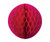 FS Honeycomb Ball Magenta 25cm 1pk