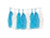 TASSEL GARLAND 15PK BLU