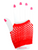Fishnet Glove (Short) (Red)