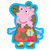 Shape Peppa Pig 2 Sided Design