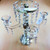 4 Head Crystal Candle Holder