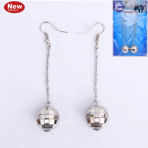 Gold disco ball earrings best sale