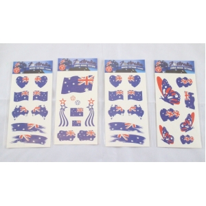 Assd Aussie Tattoos 1PC - Discount Party World