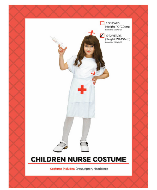 Children Nurse Costume (1012 years) Discount Party World