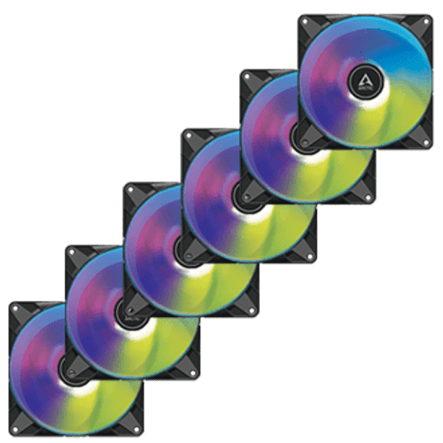 6x White High Performance A-RGB 120mm