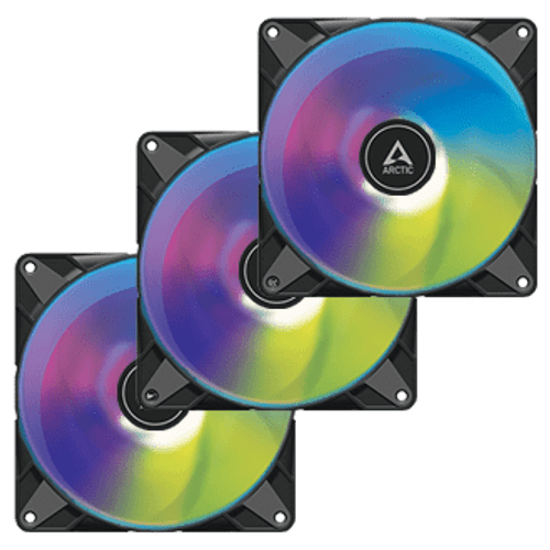 3x White High Performance A-RGB 120mm