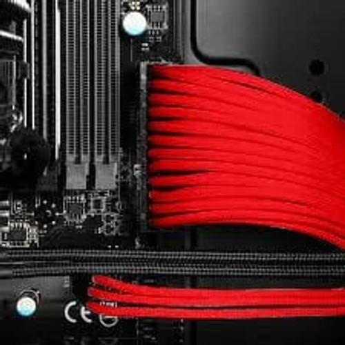 (PCIe 5.0) Individually Sleeved Cable Pack (Crimson Red)