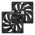 2x High Performance 120mm Fan Pack