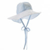 Sawyer Sunhat Seersucker Breakers Worth Ave White