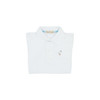 Prim and Proper Short Sleeve Pima Polo Worth Ave White