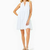 Novella Dress Resort White Mini Medallion Chiffon Eyelet