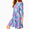 Geanna Dress Porto Blue Youve Been Spotted
