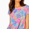 Geanna Short Sleeve Dress Multi Splashdance