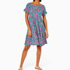 Jodee Short Sleeve Dress Low Tide Navy Garden Variety